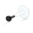 Solid Pin Shaped Labret Silver LA-183